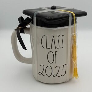 Class of 2025 Peanuts Snoopy RAE DUNN Graduation Mug W/Lid and Tassel
